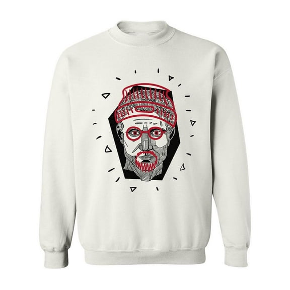 Sculpture With Graffiti Sweatshirt Men -Image by Shutterstock, Male x-Large