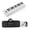 White with gig bag, variant on Multifunctional Electronic Piano Keyboard Folding Piano Keyboard 61 Key Electronic Piano Keyboard for Beginners