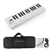 BIBABLYKE 61 Key Foldable Electronic Piano Portable Piano Keyboard Digital Music Electronic Keyboard Musical Instrument Enduring