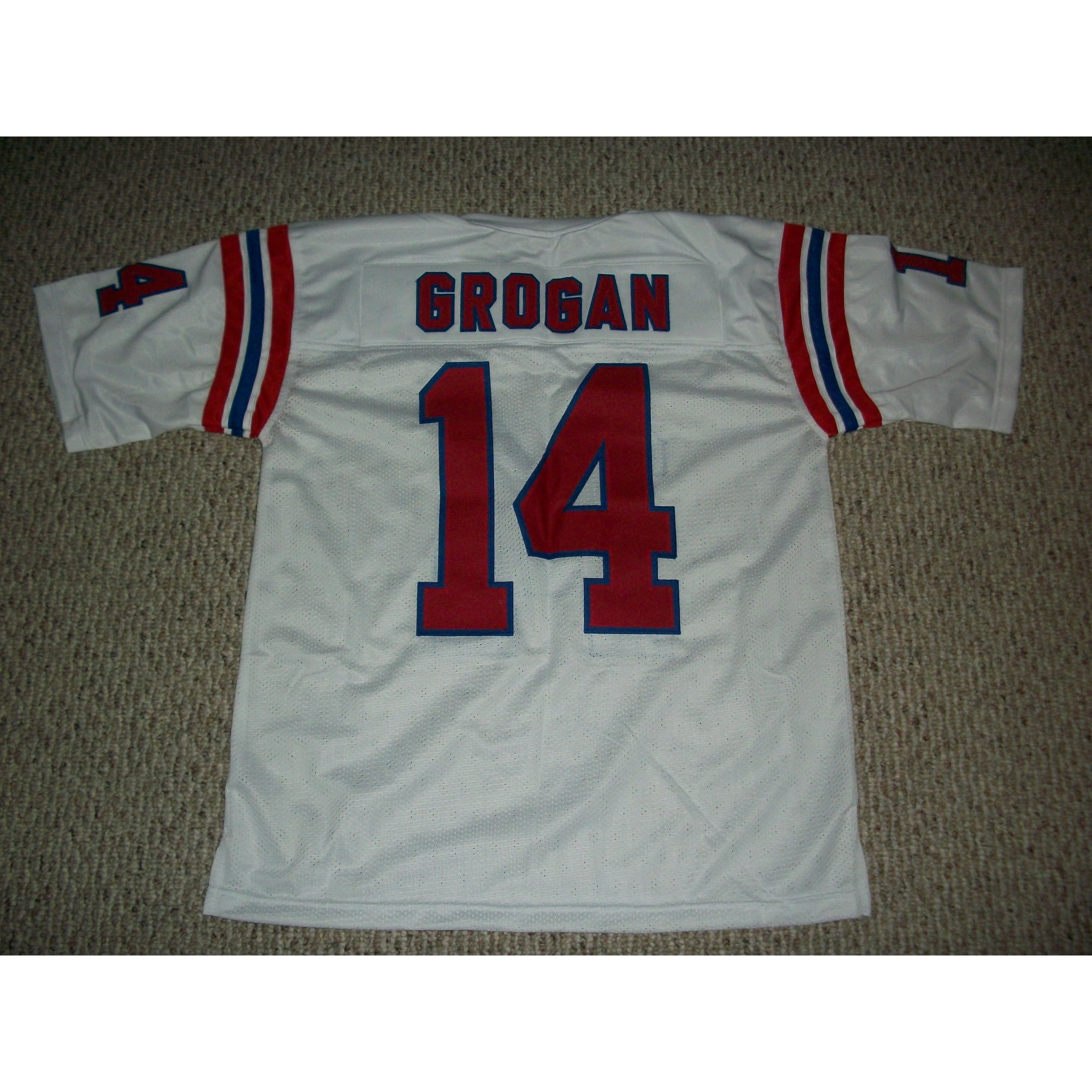 Jerseyrama Unsigned Steve Grogan Jersey #14 New England Custom Stitched White Football (New) No Brands/Logos Sizes S-3XLs