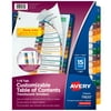 Avery Ready Index Customizable Table of Contents Plastic Dividers 15-Tab Letter 11820