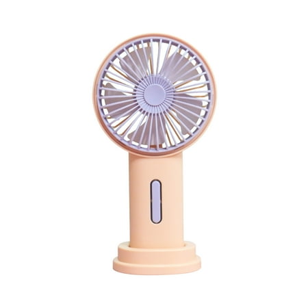 

Summer New Cute 3-speed Wind Speed Usb Charging Portable With Light Mini Fan