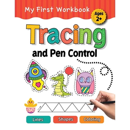 Handwriting Workbook for Kids Coloring Book for Kids Ages 4-8: Trace ...