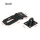 thumbnail image 2 of Durable Door Clasp Lock Stainless Steel For Wood Door Furniture Accessories Hasp Staple Shed Latch Padlock Clasp, 2 of 11