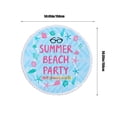 thumbnail image 3 of kladzum Beach Towel Round Microfiber Beach Towel Super Sandproof Beach Blanket Multi Purpose Towel for Travel Swimming Pool Camping Summer Savings Clearance!, 3 of 9