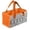 Orange, variant on Felt Storage Bag Carrying Tote - 10.4" L x 5.5" W x 5.11" H Musical Toy Organizer with Handle for Outdoor - Felt Organizer for Figurines Speaker Electronics(Red)
