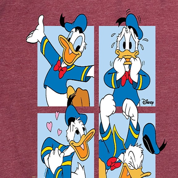Mickey & Friends - Donald Duck Grid - Women's Short Sleeve Graphic T-Shirt