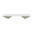 thumbnail image 2 of Altair Design Arbios 72" Quartz Stone Vanity Top in Calacatta White, 2 of 7