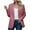 Hot Pink, variant on Ashirexll Womens Blazers Dressy Casual Bussiness Plus Size Blazers Open Front Long Sleeve Work Office Blazer Jacket with Shoulder Pads Fall Fashion 2024 Black 3XL