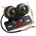 thumbnail image 4 of Motocicleta Moto Cola Luz Led Freno Luces traseras Indicadores Lámparas Universales. Afortunado Sencillez, 4 of 4