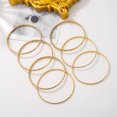 thumbnail image 2 of Nvzi Pulseras delicadas, pulseras modernas en capas, regalos apilables, 7 piezas, oro G, 2 of 5