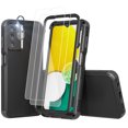 thumbnail image 1 of NIFFPD Galaxy A13 5G Case with Screen Protector + Camera Lens Protector Shockproof Drop Protection Cover for Samsung Galaxy A13 5G Black, 1 of 7