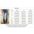 thumbnail image 3 of Bunenne Womens Straight Jeans Ripped Jeans Womens Stretchy Heart Printed Ripped Distressed Flare Jeans Denim Pants Ladies Casual Jeans Slim Fit Jeans for Women Womens Low Rise Jeans Light Blue M, 3 of 5