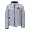 thumbnail image 2 of Men's Cutter & Buck Gray Inter Miami CF Rainier PrimaLoft- Eco Full-Zip Hoodie Jacket, 2 of 3