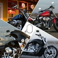 thumbnail image 6 of Motorcycle 8mm Rearview Mirror Black Side Mirrors For Harley Touring Road King 883 1200 48 Motorcycle Universal, 6 of 6