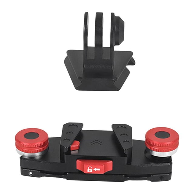 Bunblic Quick Release Clamp Plate Mounting Clip 1/4inch Thread Portable Tripod Rustproof Accs DSLR Replace Camera Mount Adapter Clamp Set B