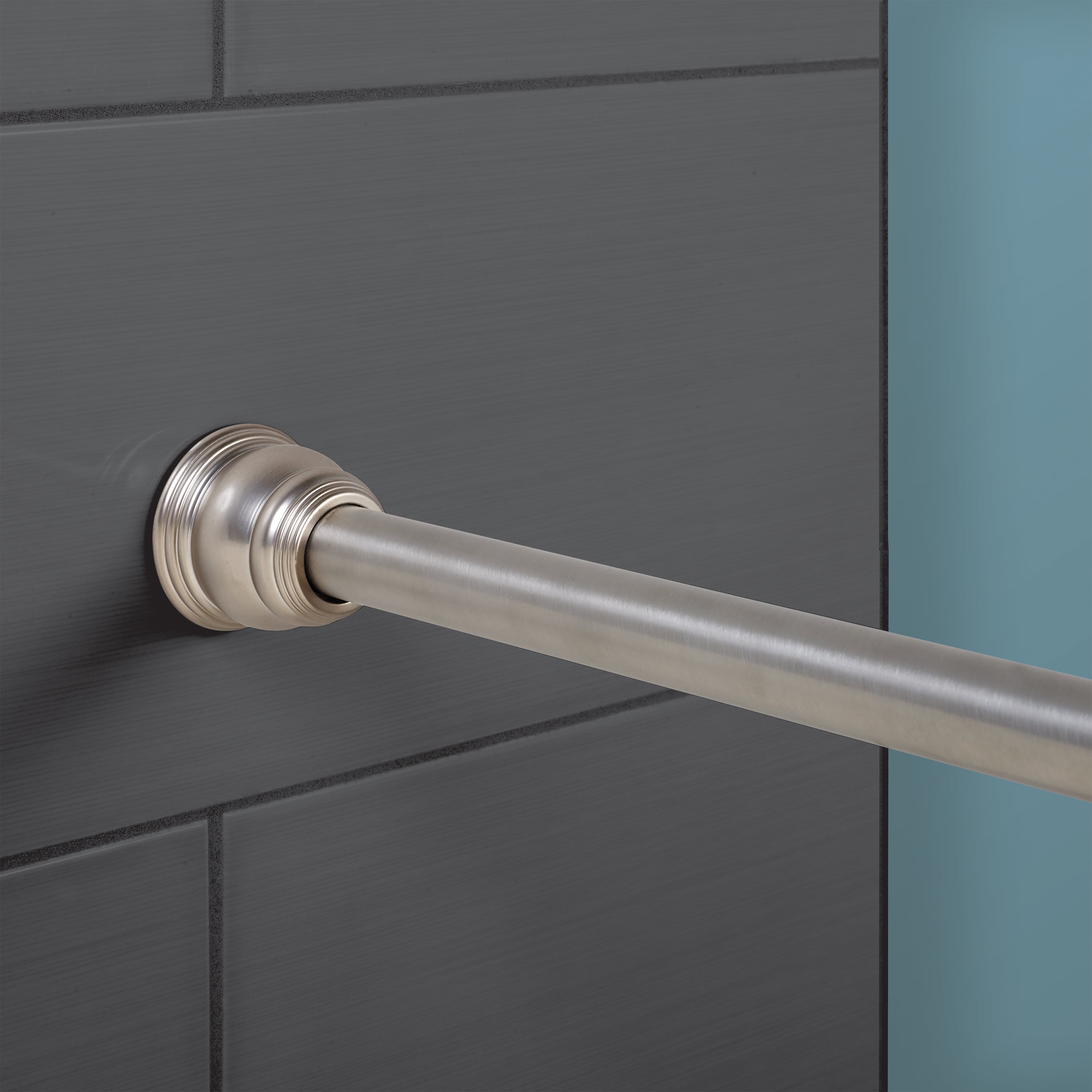 Zenna Home Rustproof Stainless Steel 44 to 72in. DualMount Ultimate