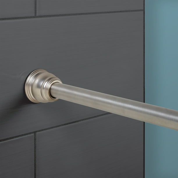 Zenna Home Rustproof Stainless Steel 44 to 72in. DualMount Ultimate