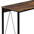 thumbnail image 2 of Weathered Oak& Black Finish Writing Desk, 2 of 7
