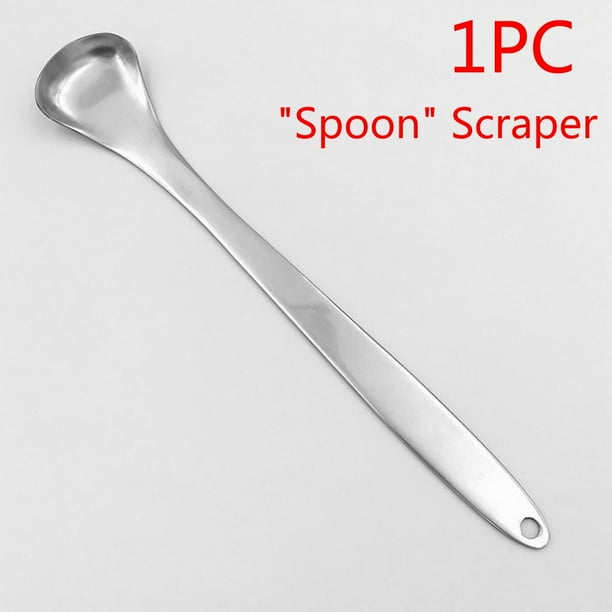 Raspador de lengua de acero inoxidable, limpiador de higiene Oral, grado quirúrgico, cepillo para eliminar el mal aliento