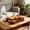 Brown Size M D1, variant on ZZkhGO Handwoven Storage Tray, Imitation Woven Serving Basket with Flat Base and Carry Handles, Decorative Fruit Table Storage Basket for Home Kitchen Living Room, Brown