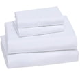 thumbnail image 1 of Juego de sabanas Kyuden Home Tacto Algodón Blanco matrimonial, 1 of 6