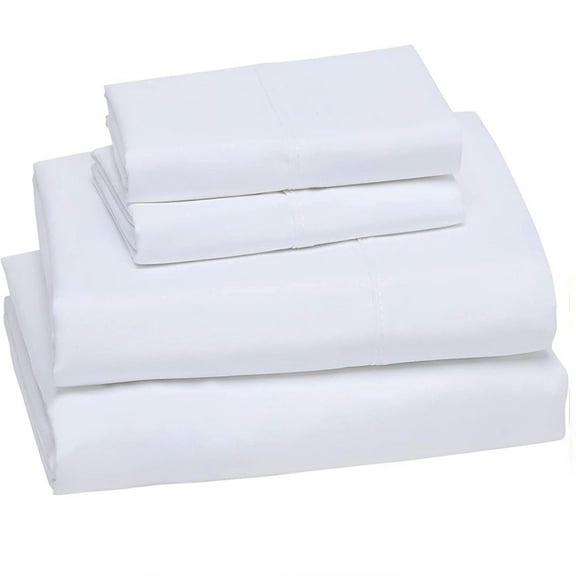 Juego de sabanas Kyuden Home Tacto Algodón Blanco matrimonial