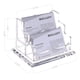 thumbnail image 2 of Organizador de tarjetas de presentación, soporte de acrílico para tarjetas de presentación, 2 ranuras, para 100 tarjetas (2 ranuras), 2 of 4