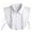 White, variant on Eosunjian Adult Fake Collar Lapel Single Breasted False Collar Adjustable Strap Solid Color Business Collar Inside Office Work Fake Shirt Collar White Size 38