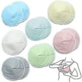 thumbnail image 1 of Organic Bamboo Nursing Breast Pads - 14 Washable Pads + Wash Bag - Breastfeeding Nipple Pad For Maternity - Reusable Nipplecovers For Breast Feeding (, 1 of 3