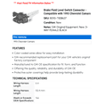 thumbnail image 2 of Brake Fluid Level Switch Connector - Compatible with 1993 Chevy Camaro, 2 of 2