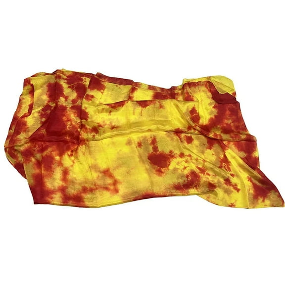 Belly Dance Green Veil Dyed Pure Silk Veils For Women Belly Dancing Stage Performance Veils