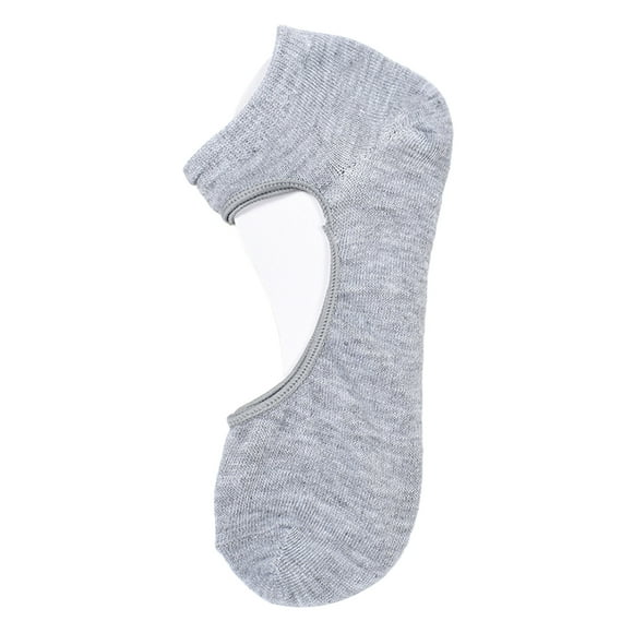 ziyahi Chaussettes Courtes en Coton pour Femmes Yoga Pilates Antidérapantes Ouvertes Dos Nu Respirantes Chaussettes de Sport