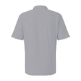 thumbnail image 5 of CCRFTGI Mens Shirts Henley Summer Casual Button Collar Tops Short Sleeve Breathable Beach Boho Mens T-Shirts Gray 5XL, 5 of 6