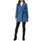 thumbnail image 2 of Inspire Chic Abrigo Trench de Mujer con Cuello Caído, de Un Solo Botón, Largo y con Cinturón, Talla L, Azul Grisáceo, 2 of 6