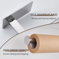 thumbnail image 5 of KOKOSIRI Paper Towel Holder Self-Adhesive Bar Under Cabinet for Kitchen Towel Polished Chrome Stainless Steel Wall Mounted Rack, B3012CH, 5 of 7