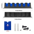 thumbnail image 7 of Fishing Pole Holder Wall Mount for Garage Door,Fishing Rod Storage Rack Boat,Vertical 6-Rod Organizer Racks, 7 of 7