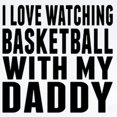 thumbnail image 2 of CafePress - I Love Watching Basketball With My Daddy Body Suit - Baby Light Bodysuit, Size Newborn - 24 Months, 2 of 4
