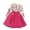 Rose Red, variant on KYAIGUO Baby Kids Girls Spring Floral Tulle Dresses Toddler Girl Mesh Tutu Skirt, Splicing Dress, Bow Stitching Flower Print Dress Puff Sleeve Dress Sundress Dress for 1-7T