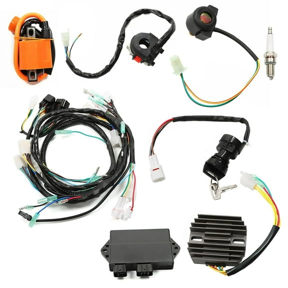 labwork Ignition Coil CDI Regulator and Wire Harness Replacement for Yamaha Warrior 350 YFM350X 1997-2001 Replacement for 4GB-82510-00-00