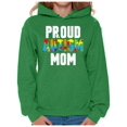 thumbnail image 1 of Awkward Styles Proud Autism Mom Hoodie Autism Awareness Sweatshirt Autism Gifts Autistic Spectrum Awareness Sweatshirt Proud Mother Autistic Support Sweater for Women Autism Awareness Hooded Top, 1 of 4