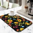 thumbnail image 2 of Washable Rubber Sunflower Cute Floral Dish Drying Mats for Kitchen Counter Home Large Coffee Bar Pad Accessories and Decor for Utensils Stemware 19.5''x12'', 2 of 6