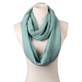 thumbnail image 2 of Zeus Fashion Simple Solid Color Soft Warm Women Lady Scarf Circle Neck Wrap Gift, 2 of 7