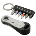 thumbnail image 1 of Ensemble de Tournevis à Cliquet Mini 7 Pcs Robuste et Fiable avec Clé Volante, 1 of 6