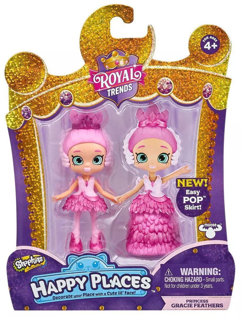 ROYAL TRENDS DOLL PRINCESS GRACIE FEATHERS SHOPKINS 