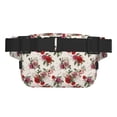 thumbnail image 3 of Disketp Rose Flowers Riñonera de Doble Capa, Bolsa de Cintura Ajustable para Viajes, Correr y Senderismo, Riñonera Ligera para Hombre y Mujer, 3 of 9