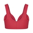thumbnail image 4 of CHUANK Front-Closure Wireless Leisure Bra - Comfortable Plus Size Bras For Women Purple L, 4 of 9
