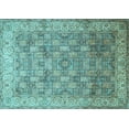 thumbnail image 1 of Ahgly Company Indoor Rectangle Persian Light Blue Traditional Area Rugs, 2' x 3', 1 of 4