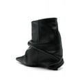 thumbnail image 3 of The Attico Slouchy Black Ankle Boots Black (Women's), 3 of 4