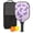 Black-1, variant on Pickleball Paddles Set Of 1, Fiberglass Surface, Boho Butterfly Decor, 1 Paddle, 2 Balls & Bag